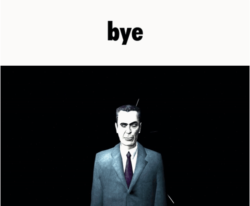 Half-Life G-Man reaction